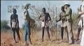Afrikalı kabilenin koca yaraklı insanları